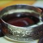 Tibetan Silver Concave Vines Bangle