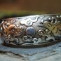 Tibetan Silver Drangon and Phoenix Bangle