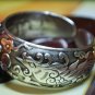 Tibetan Silver Drangon and Phoenix Bangle