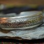 Tibetan Silver Engraved Vines Bangle