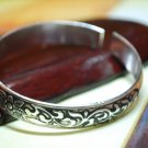 Tibetan Silver Flower Bangle