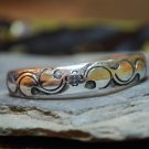 Tibetan Silver Flower Bangle