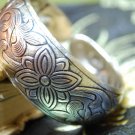 Tibetan Silver Flower Bangle