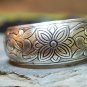 Tibetan Silver Flower Bangle