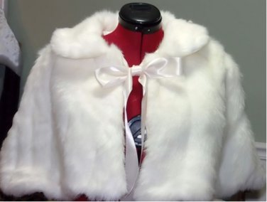 Ivory Bridal Capelet