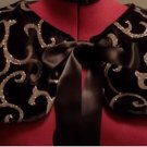 Black Velvet Bridal Shawl