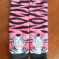 HOT PINK ZEBRA LEGGINS