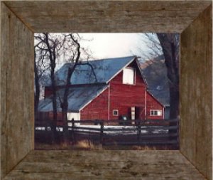 8 X 10 Basic (2") Barnwood Rustic Frame