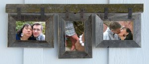 Conestoga Mixed Barnwood Collage Frames for (3) 5 X 7s