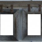 Vertical Basic Barnwood Conestoga Collage for (4) 4 X 6 pictures