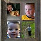 Wide Western Barn Window Frame for (4) 5X7s