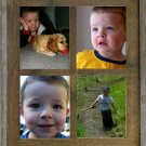 Narrow Western Barn Window frames for (4) 8 X 10s