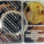 FINE .999 100MILS SILVER & GOLD AUGUSTINE BULLION BAR