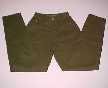 olive green slacks women's