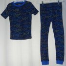 Boys Blue Pajamas Sharks Top & Pants Set Sz 4T 5T 6 7 8