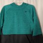 Russell Track Jacket Boys Sz XXL 18 Green & Grey Pullover Hoodie Dri-Power 360