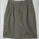Liz Claiborne Liz Sport Vintage 90s Womens Skirt Size 8 Khaki Olive Green