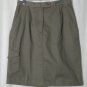 Liz Claiborne Liz Sport Vintage 90s Womens Skirt Size 8 Khaki Olive Green