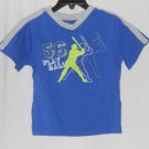 Boys 3T Okie Dokie Blue and Grey 56 Play Ball Baseball T-Shirt