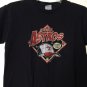 Houston Astros T-Shirt Black Short Sleeve Sz Youth L 14-16 Unisex MLB Baseball