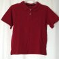 Arizona Jeans Company Boys Red Polo Shirt Size Large Short Sleeve Knit Top