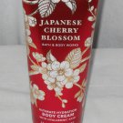Bath & Body Works JAPANESE CHERRY BLOSSOM 24 Hr Moisture Body Cream 8 oz