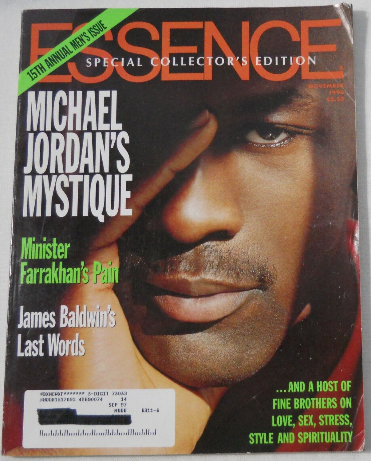 Essence Magazine November 1996 Michael Jordan Special Collector's Edition