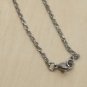 Silver Seahorse Necklace Sea Horse Pendant Stainless Steel 19 in