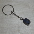 Sodalite Handbag Charm Keychain Blue Gemstone Cube Confidence Optimism