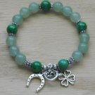 Green Aventurine Bracelet Green Healing Gemstones Good Luck Charm Bracelet 7½ in