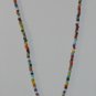 Hematite Necklace Anxiety Stress Multicolor Beaded Heart Pendant Necklace 23 in