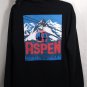 Retrofit Brand Mfg Mens Black Hoodie Sweatshirt Sz S Aspen Colorado Ski Unisex