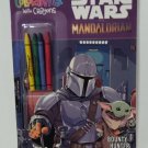 Star Wars The Mandalorian Bounty Hunter Coloring/Activity Book w Crayons