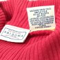 Arizona Jean Company Womens Vintage Red Sweater Sz Med Long Sleeve Mock Neck