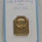Universal Gold Tone Cell Phone Finger Ring Holder Stand Rotates 360 Degrees