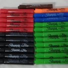 Lot of 22 Sharpie Flip Chart Bullet Tip Markers Assorted Colors
