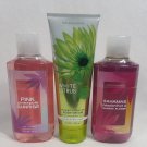 Bath & Body Works Shower Gel/Body Cream PINK PINEAPPLE/WHITE CITRUS/BAHAMAS PASS