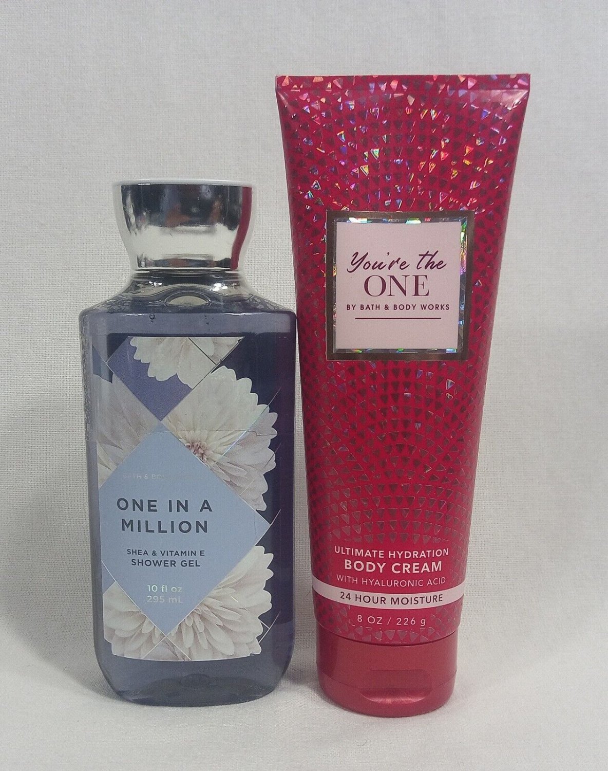 Bath & Body Works Shower Gel & Body Cream Set ONE IN A MILLION/YOU’RE THE ONE