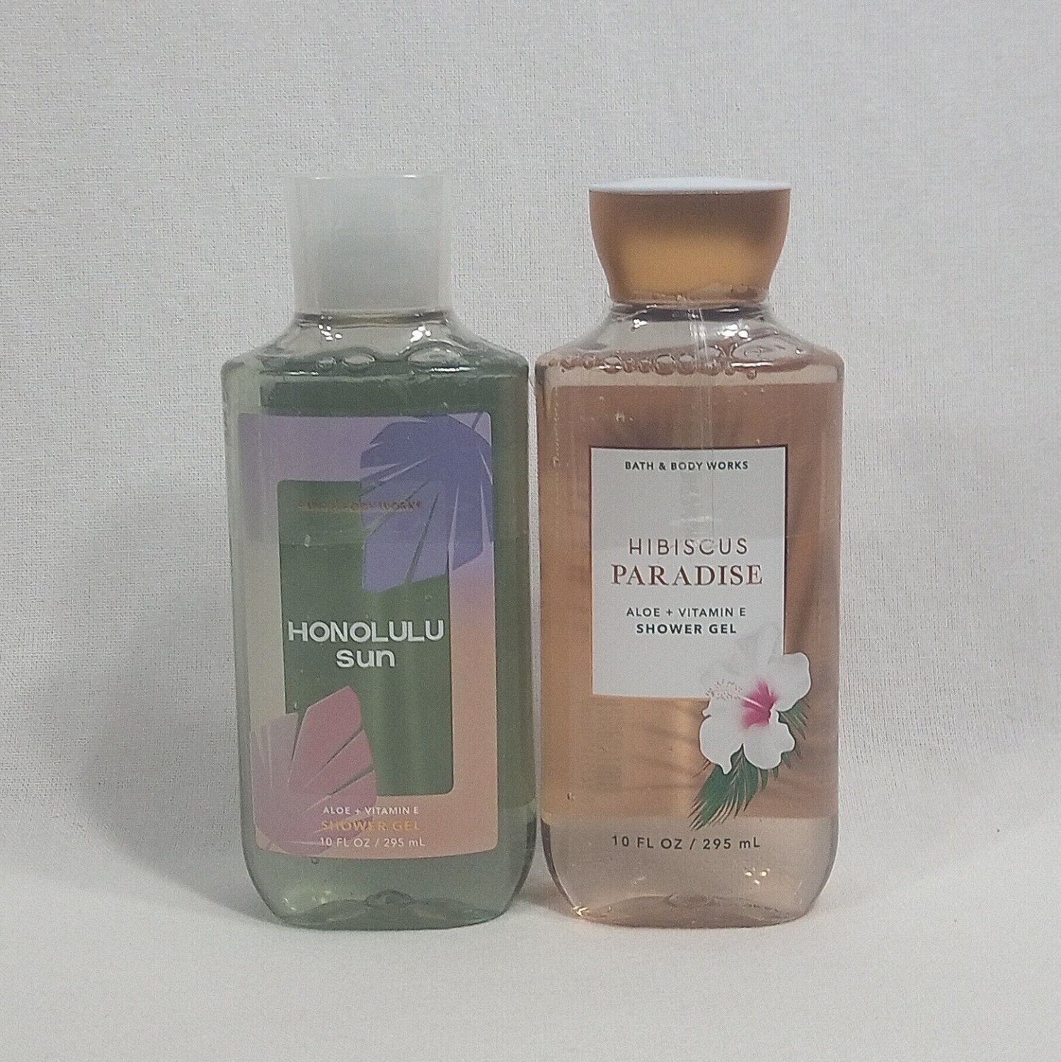Bath & Body Works Shower Gel Mixed Set HONOLULU SUN/HIBISCUS PARADISE