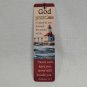 God Promises Lighthouse Scripture Bookmark with Tassel and Lighthouse Charm