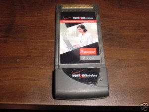 VERIZON WIRELESS VZACCESS V620 BROADBAND PC CARD