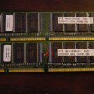 LOT OF 2 SIMPLETECH STM3071 256MB FRU 16P8591 133MHZ