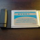 LOT OF 10 DYNEX 2PORT USB 2.0 CARD BUS ADAPTER DX-UC202