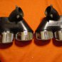 PAIR OF CHROME GAP PIPES GERMANY 21100088 - 21100089