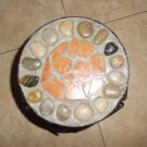 INDOOR OUTDOOR 3 LEGGED METAL FLOWER STAND