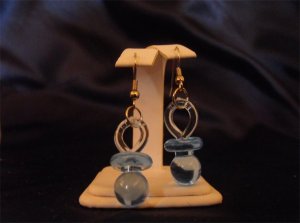 Blue Pacifier Earrings