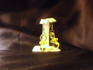Yellow Pacifier Earrings