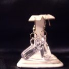 Blue Baby Bottle Earrings