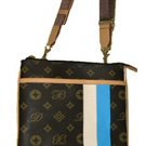 Donna di Bella - Letter Patten Evening Bags with Front Stripe