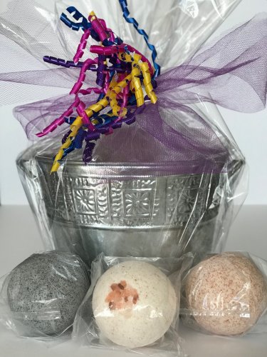 Bath Bomb Fizzies Gift Bucket